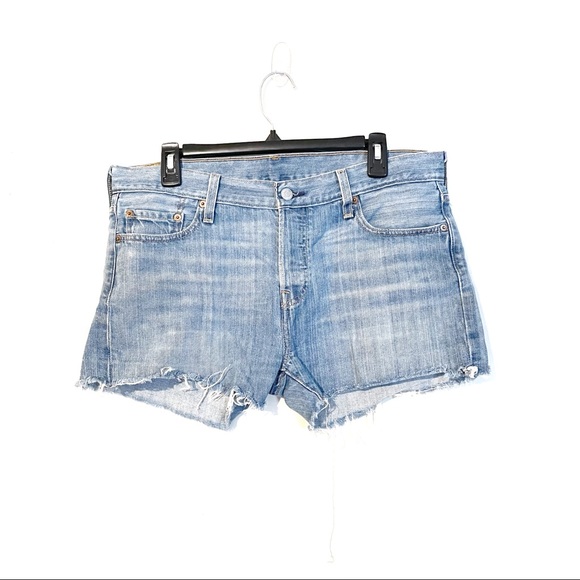 Levi’s 501 cutoff denim shorts- sz29 - Picture 1 of 5
